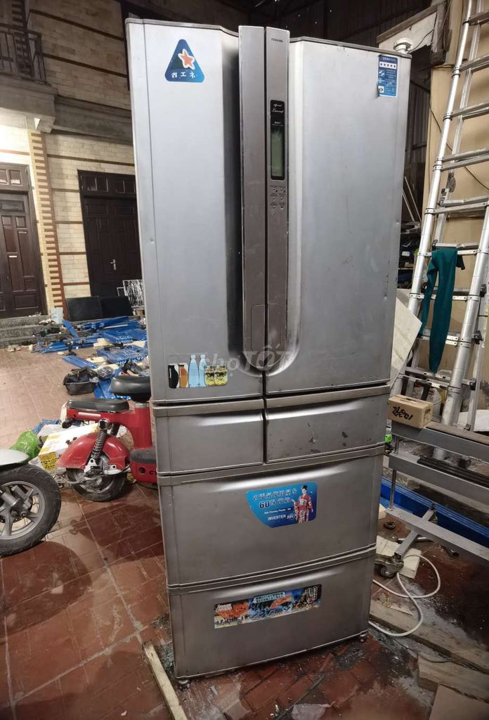 Tủ lạnh Toshiba 420 lít 6 cánh. Mua bán Tủ lạnh tại Huyện Yên Phong Bắc Ninh được đăng bởi CHUYÊN ACQUY NIKEN NICD hình 1