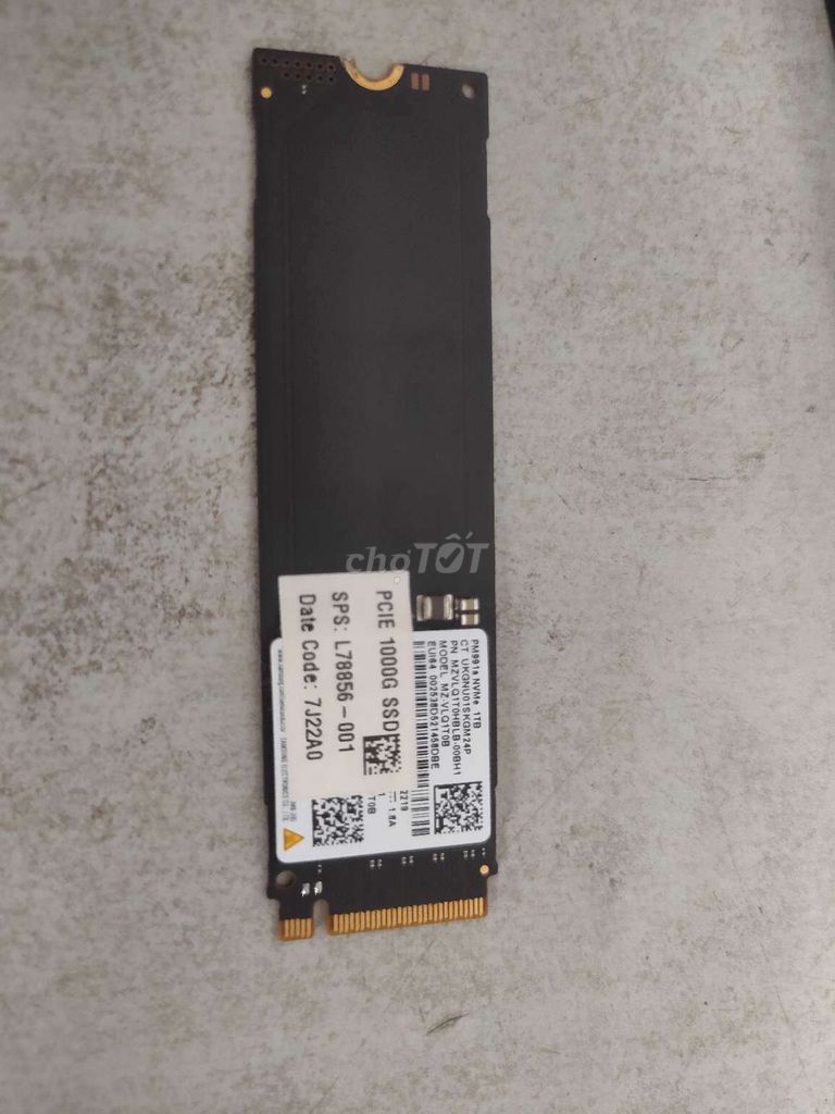 XÁC Ổ CỨNG NVME 1 TB. Mua bán Linh kiện (RAM, Card...) tại Quận 7 Tp Hồ Chí Minh được đăng bởi Đinh Hữu Trí hình 1
