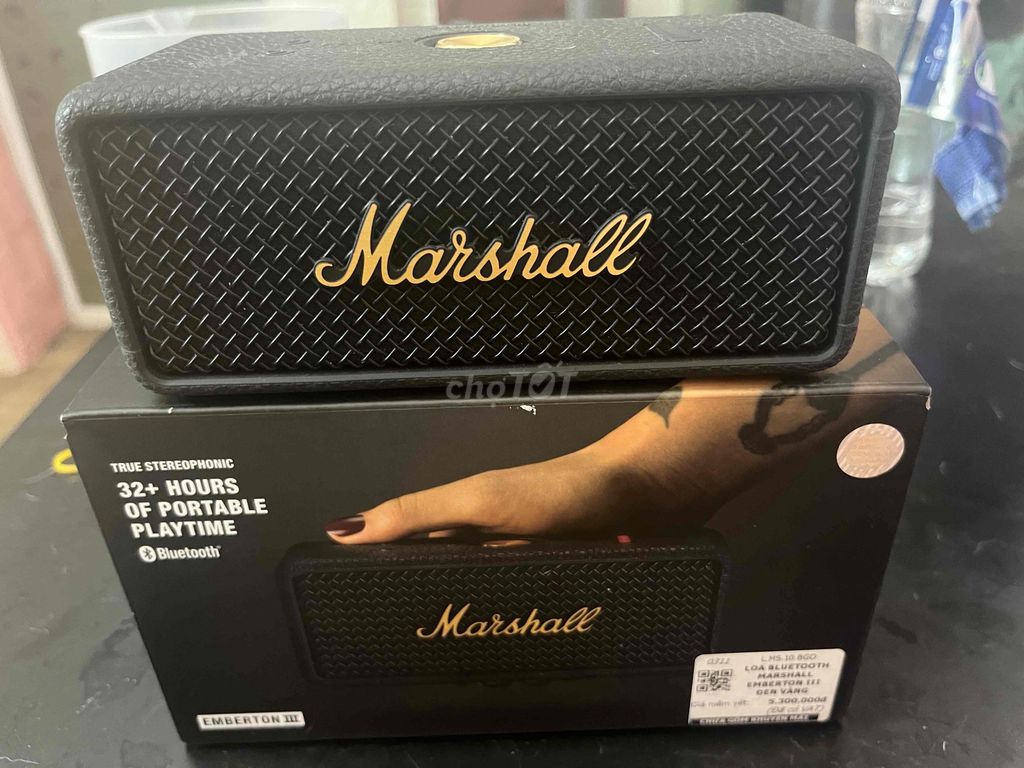 Loa Bluetooth Marshall Emberton III Đen. Mua bán Tivi, Âm thanh tại Quận Cẩm Lệ Đà Nẵng được đăng bởi Thanh Duy hình 1