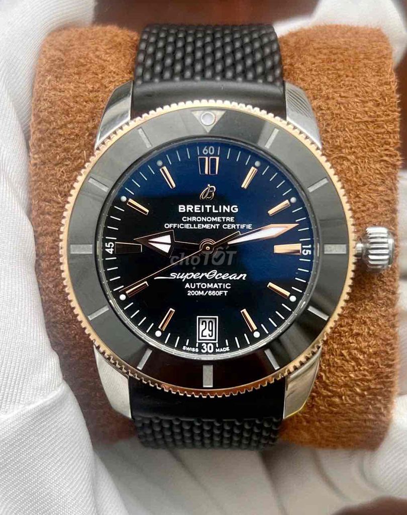 Breitling SuperOcean Demi Hồng 18K máy 70h