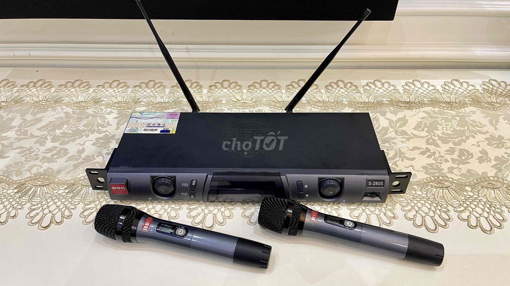 Micro không dây BBS S-280S Xám. Mua bán Tivi, Âm thanh tại Huyện Thái Thụy Thái Bình được đăng bởi  shopduytuyen hình 1