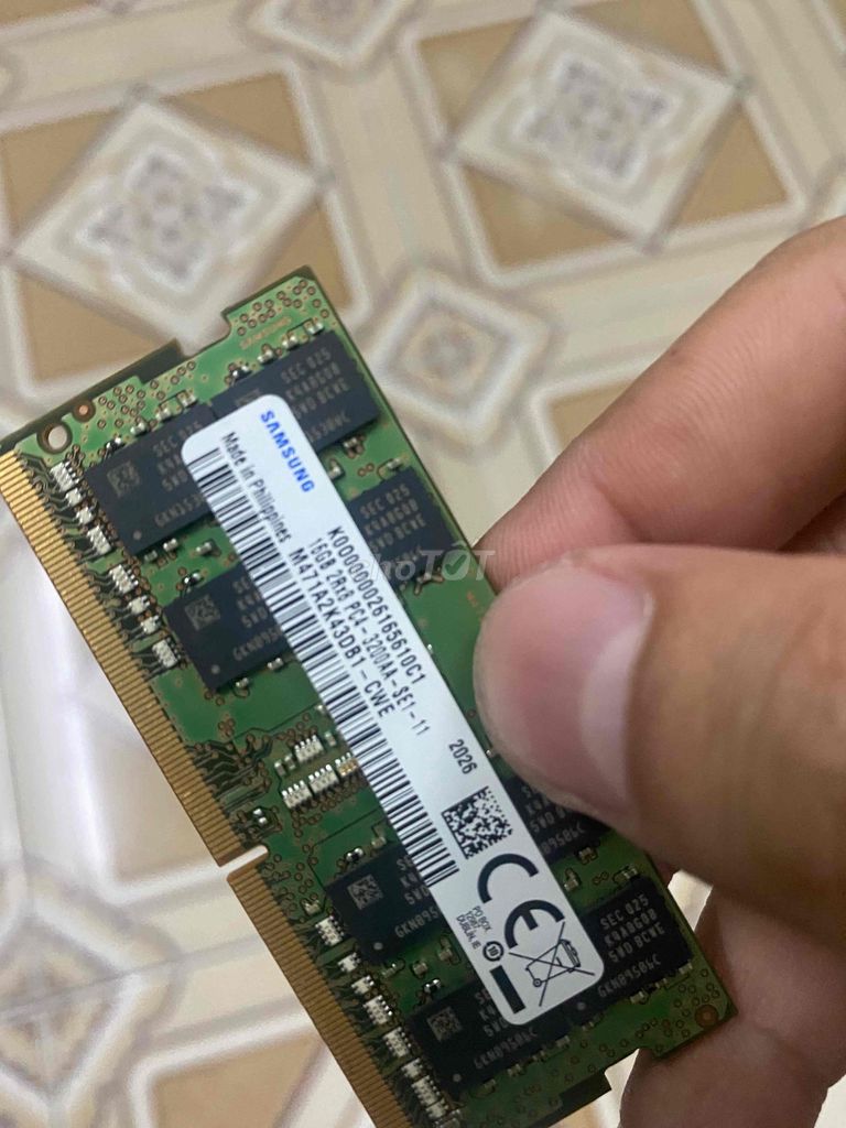 Ram Samsung 16G Bus 3200mhz mới keng zin all