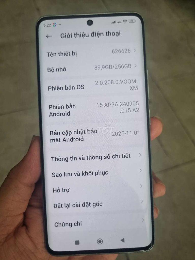 Xiaomi Redmi Note 14 Pro 5G 256GB Xanh. Mua bán Điện thoại tại Huyện Bình Chánh Tp Hồ Chí Minh được đăng bởi Nguyễn văn kết hình 1