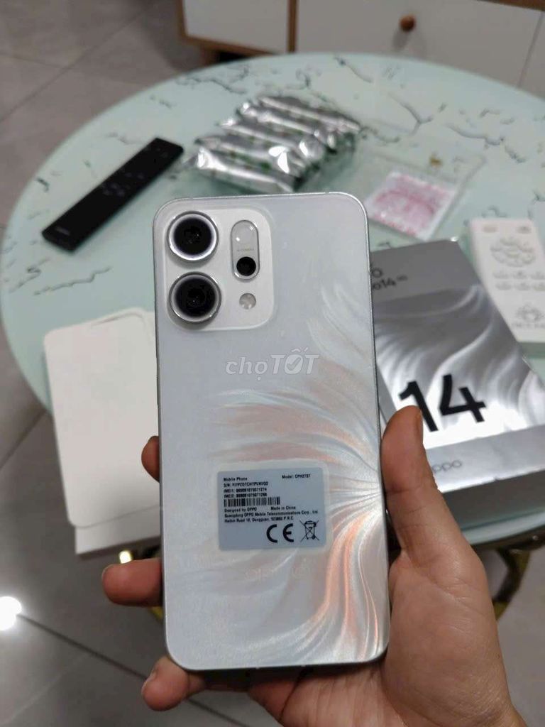 OPPO Reno14 5G 512GB Trắng. Mua bán Điện thoại tại Thành phố Thuận An Bình Dương được đăng bởi kiều trần hình 1