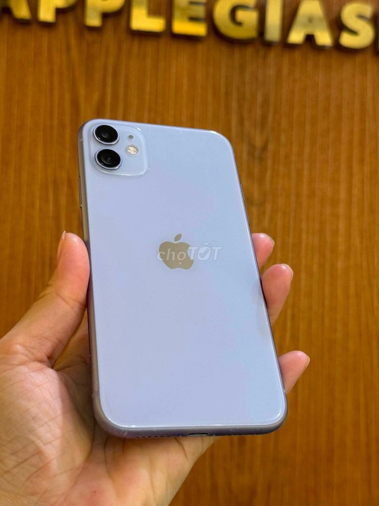 Apple iPhone 11 128GB Tím nhạt Đã sử dụng. Mua bán Điện thoại tại Quận Gò Vấp Tp Hồ Chí Minh được đăng bởi Nguyễn Thị Thu Hiền hình 1
