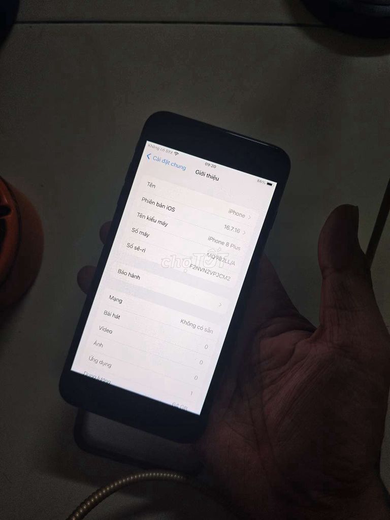 Apple iPhone 8 Plus 64GB Đen Đã qua sử dụng. Mua bán Điện thoại tại Huyện Hóc Môn Tp Hồ Chí Minh được đăng bởi Tuấn Đồ Dõm hình 1