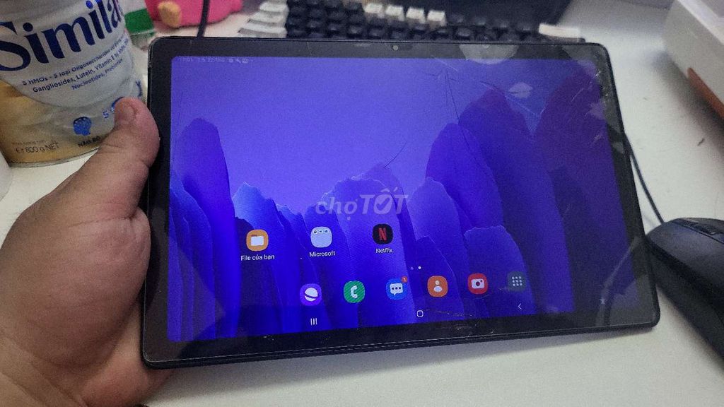 Samsung Galaxy Tab A7 Màn hình vỡ. Mua bán Máy tính bảng tại Quận Long Biên Hà Nội được đăng bởi mixi khô gà hình 1