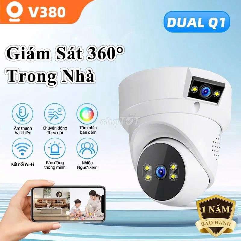 Camera 2 mắt 2 màn hìn, Xem Đêm Có Màu Siêu Nét. Mua bán Máy ảnh, Máy quay tại Quận Bình Thuỷ Cần Thơ được đăng bởi Trần Dương Minh Lộc hình 1