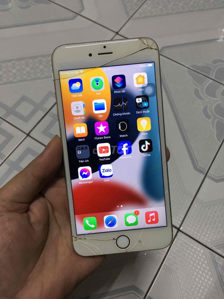 Xác Iphone 6s plus ( 32gb ) còn vân tay