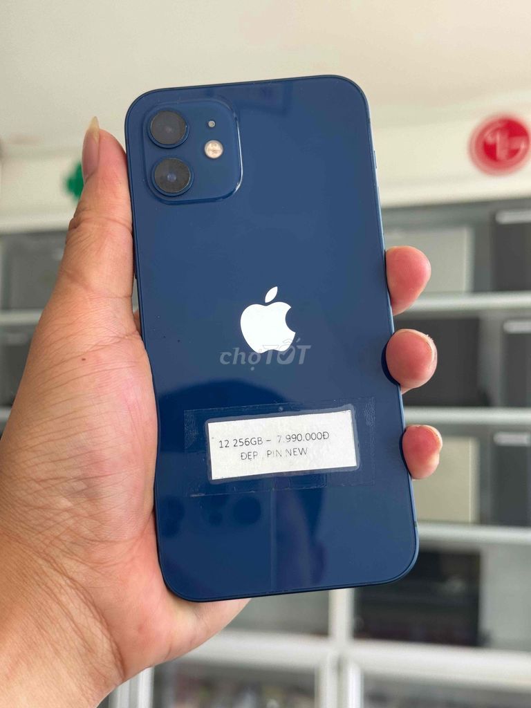 iPhone 12 256GB Xanh Đã sử dụng. Mua bán Điện thoại tại Thành phố Buôn Ma Thuột Đắk Lắk được đăng bởi Cầm Đồ PHÚT 89  hình 1