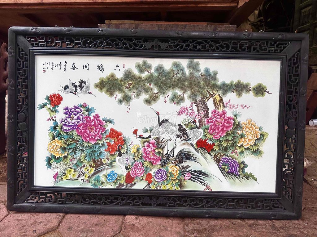 tranh sứ kt 120x75cm giá 1,8 tr