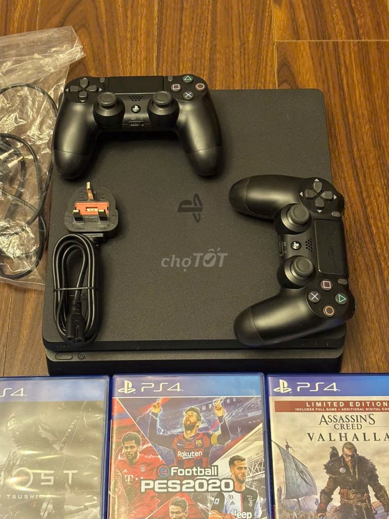 Máy chơi game Sony PS4 Slim 1TB Đen. Mua bán Thiết bị chơi game tại Quận Hà Đông Hà Nội được đăng bởi Long Cena hình 1
