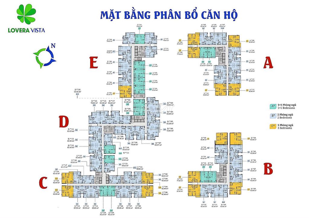 BÁN CĂN HỘ VISTA 3PN/2WC LOVERA VISTA ĐẸP NHẤT DỰ ÁN GIÁ  RẺ TOÀN KHU