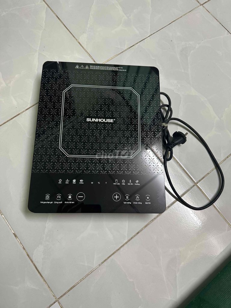 Bếp điện từ SUNHOUSE SHD6802 Đen. Mua bán Bếp, lò, đồ điện nhà bếp tại Quận Bình Thạnh Tp Hồ Chí Minh được đăng bởi Đạt hình 1