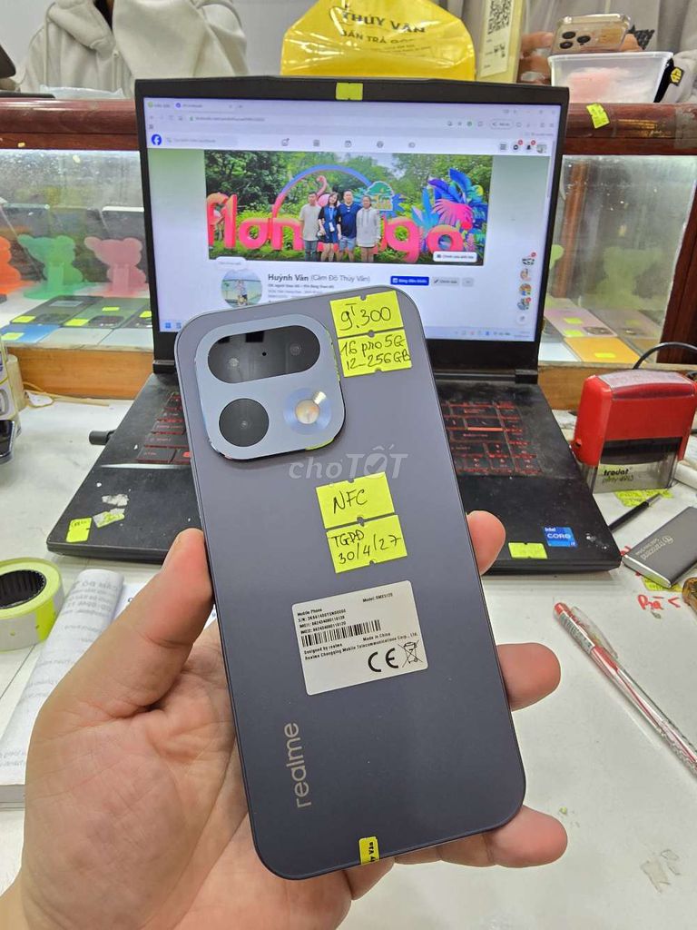 Realme 16 Pro 5G 256GB Xám. Mua bán Điện thoại tại Thành phố Long Xuyên An Giang được đăng bởi Facebook Cầm Đồ Thúy Vân hình 1