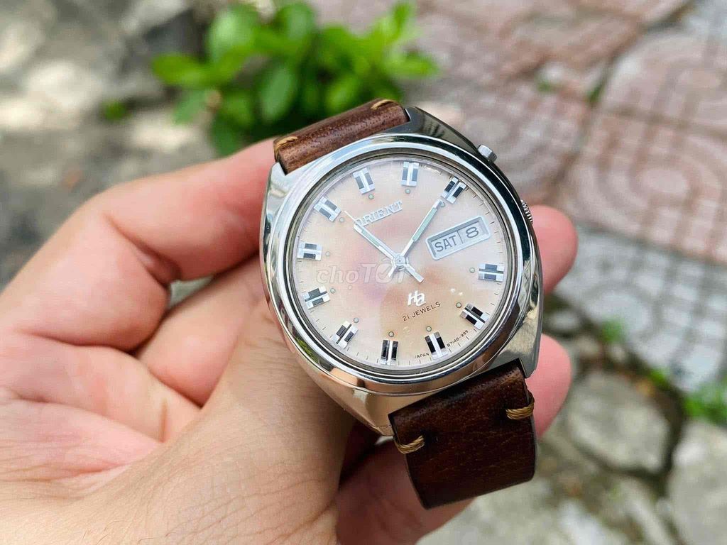 Orient Hiace Automatic Dial lên dầu chất Vintage