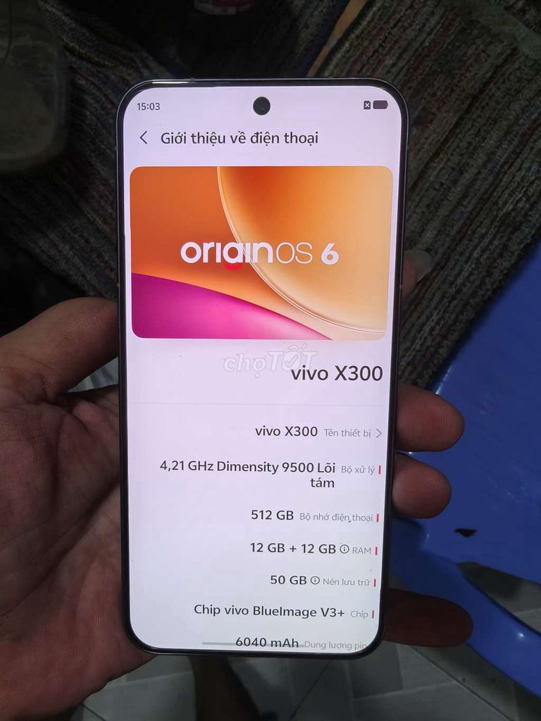 Vivo X300 512GB Xám Cận 99%. Mua bán Điện thoại tại Thành phố Bến Tre Bến Tre được đăng bởi Từ Tuấn Bến Tre hình 1