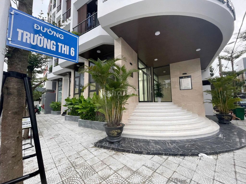 Cho thuê MB lô Góc 2MT đường Trường Thi 2 và Trường Thi 6. Giá 20tr/th