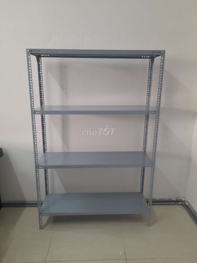 Kệ sắt v lỗ Xám ghi 1m5x 4tầng. Mua bán Tủ, kệ gia đình tại Thành phố Thuận An Bình Dương được đăng bởi Thu Hoàng hình 1