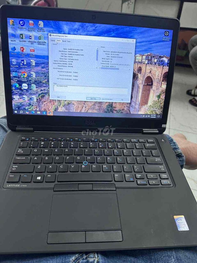 Dell Latitude E7450 i5-5200U 8GB. Mua bán Laptop tại Quận Liên Chiểu Đà Nẵng được đăng bởi thông thông nguyễn hình 1