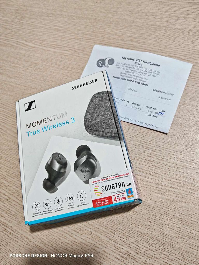 Sennheiser Momentum True Wireless 3 mới 100% 2 năm