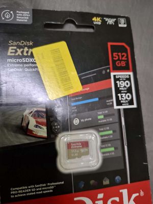 CẦN BÁN: Thẻ nhớ SanDisk Extreme 512GB – Mới 100%. Mua bán Phụ kiện (Màn hình, Chuột...) tại Quận 12 Tp Hồ Chí Minh được đăng bởi Mohsen Eladl