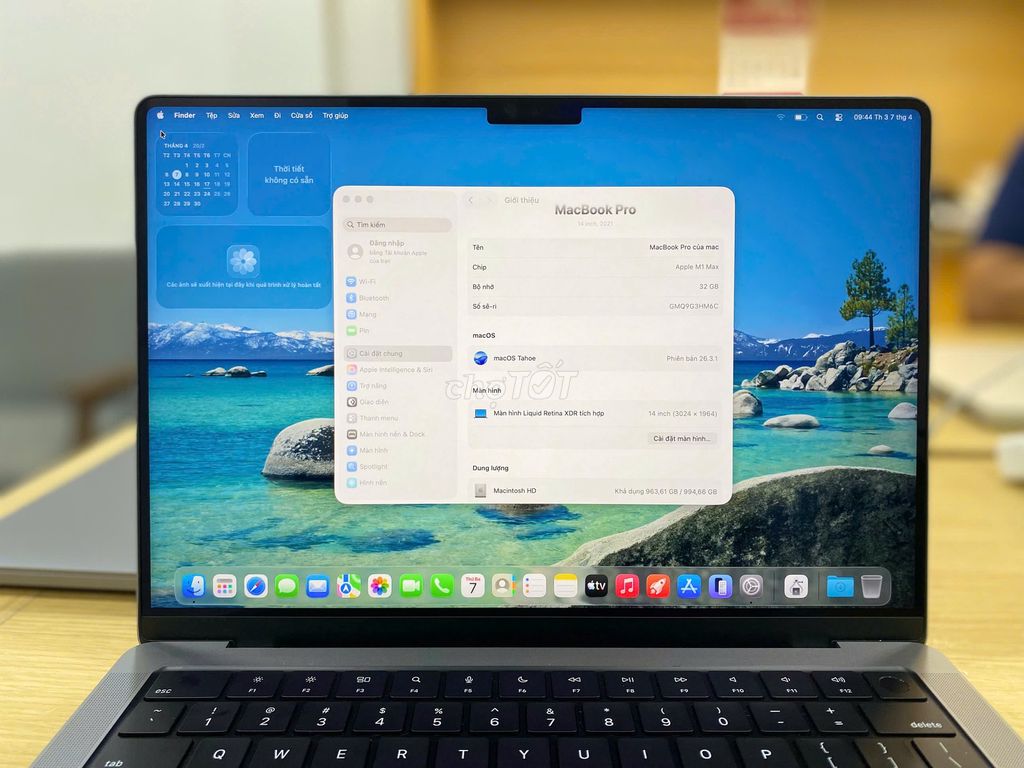Macbook Pro 14inch M1 Max Ram 32Gb SSD 1Tb. Mua bán Laptop tại Quận 10 Tp Hồ Chí Minh được đăng bởi Lapvn hình 1