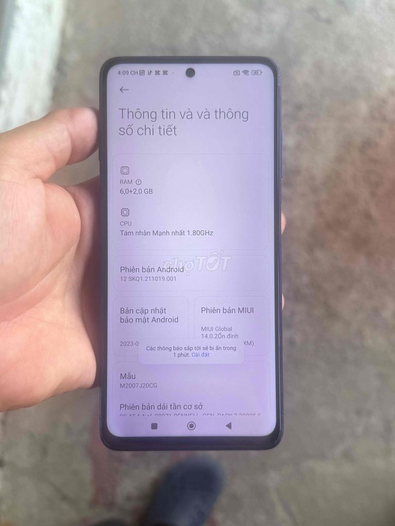 POCO X3 NFC Xanh 6GB 1.80GHz. Mua bán Điện thoại tại Thị xã Tân Uyên Bình Dương được đăng bởi binhduonghelo hình 1