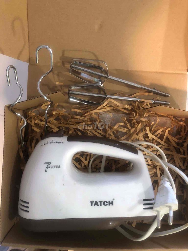 Máy đánh trứng TATCH Trắng 7 tốc độ. Mua bán Bếp, lò, đồ điện nhà bếp tại Thành phố Nha Trang Khánh Hòa được đăng bởi Thái An hình 1