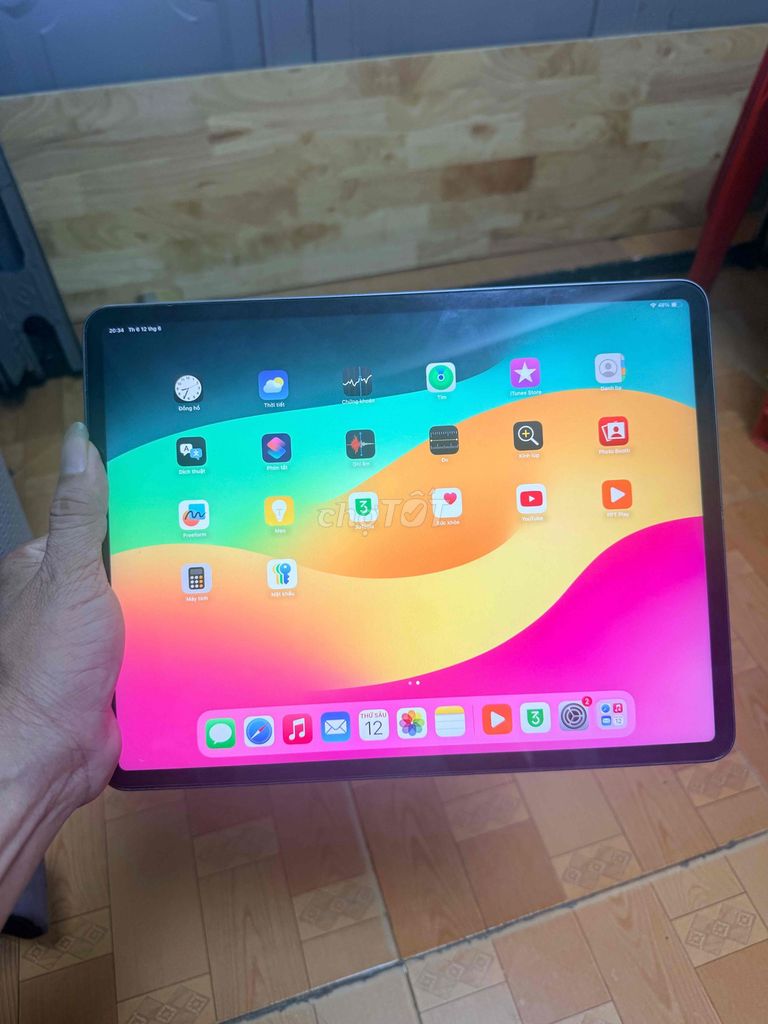 Apple iPad Pro 12.9 M1 256GB Wifi Xám Đã sử dụng. Mua bán Máy tính bảng tại Quận 6 Tp Hồ Chí Minh được đăng bởi Laptop Phương Nghi hình 1