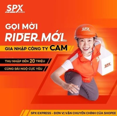 SPX NGHI XUÂN TUYỂN 5 SHIPPER NAM/NỮ LƯƠNG 20TR
