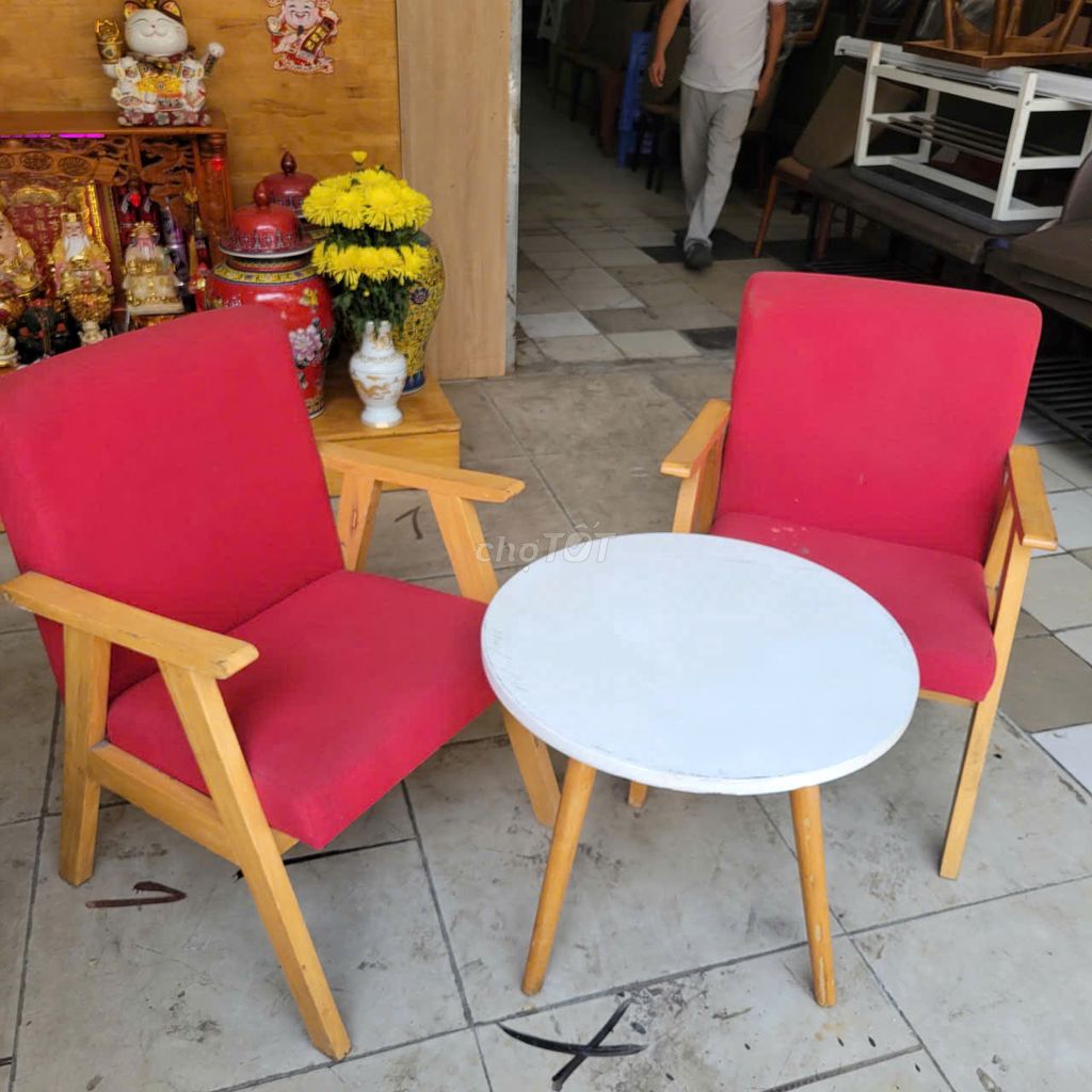 Ghế gỗ cafe chân chữ A,sofa cafe,sofa văn phòng. Mua bán Bàn ghế tại Quận Gò Vấp Tp Hồ Chí Minh được đăng bởi Shop Nội thất Phú Nhàn hình 1