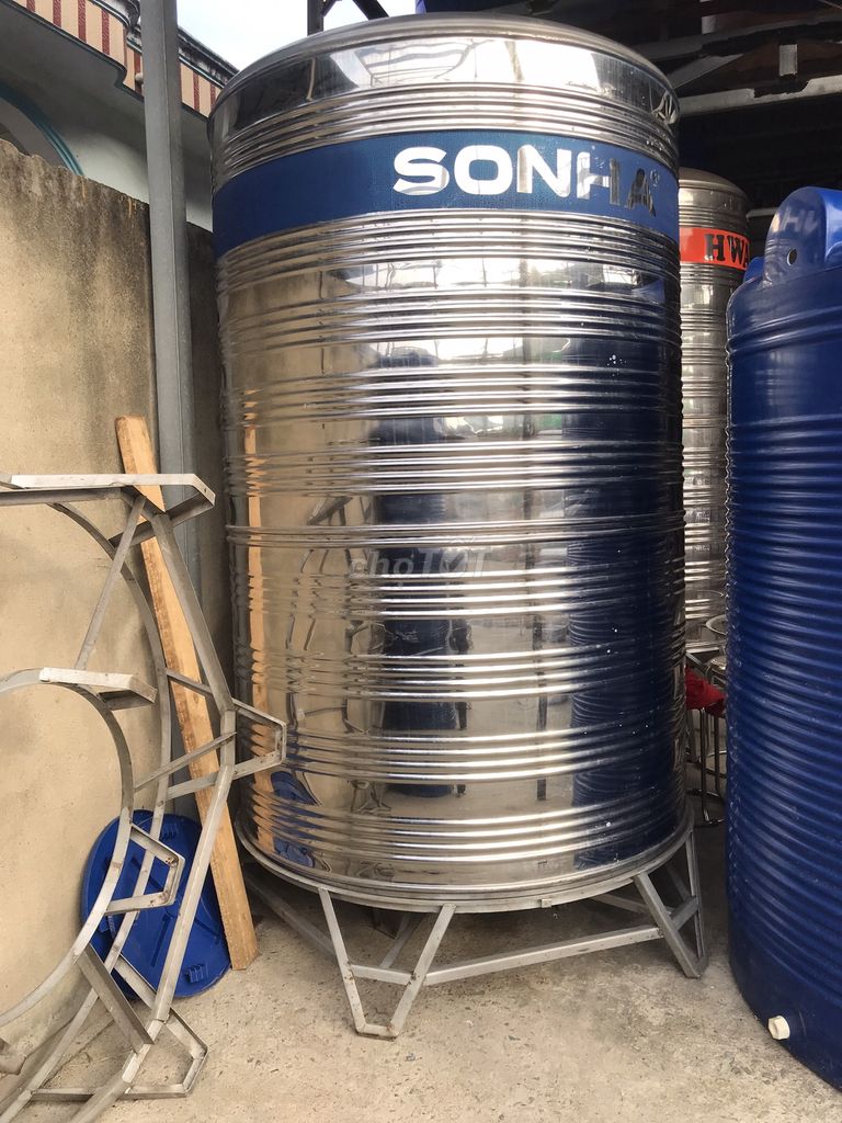 BỒN INOX 4000L ĐỨNG CŨ