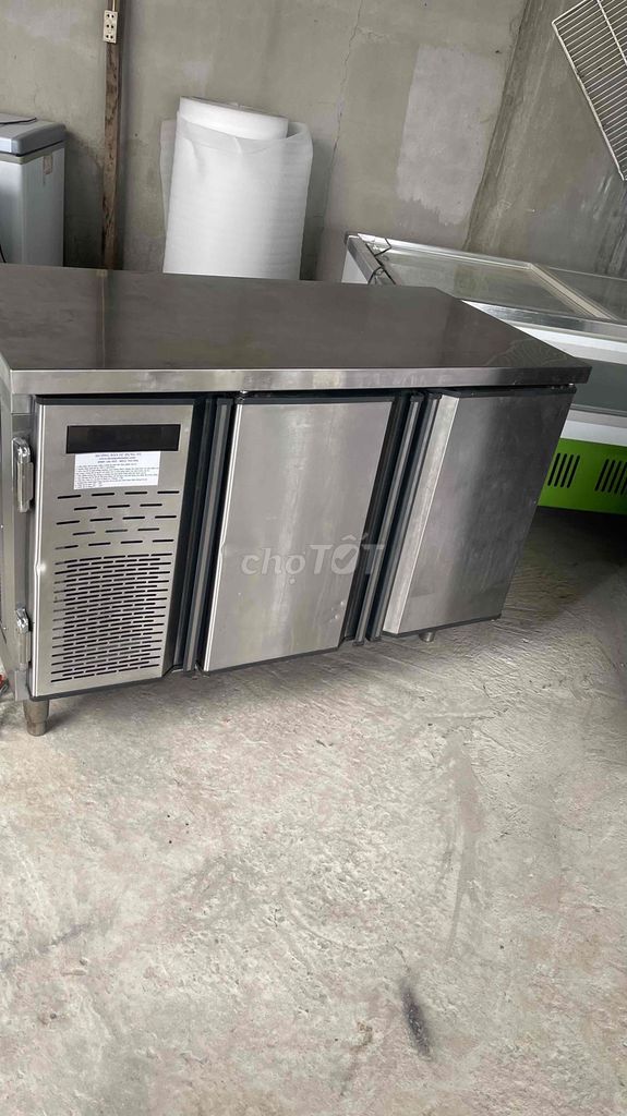 Bàn mát Inox 1.2m quạt gió không bám tuyết. Mua bán Tủ lạnh tại Quận Tân Phú Tp Hồ Chí Minh được đăng bởi Thu Huyền hình 1