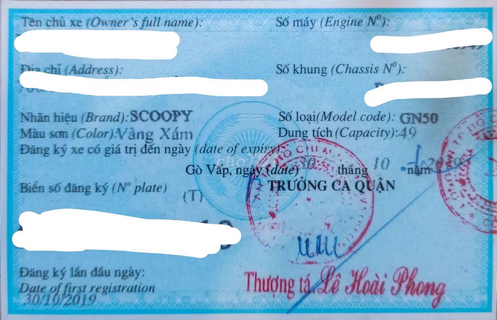 Thanh lý xe scoopy 2019. Mua bán Xe máy tại Quận Gò Vấp Tp Hồ Chí Minh được đăng bởi Phương  hình 6