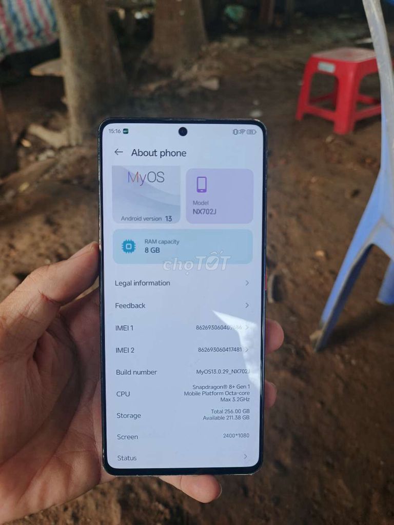 Nubia Z40S Pro snap 8 plus gen 1. Mua bán Điện thoại tại Thành phố Thuận An Bình Dương được đăng bởi nnp hình 1