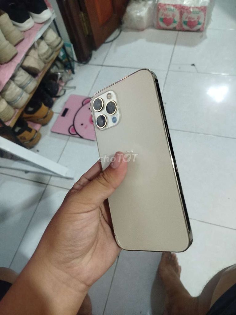 iPhone 12 Pro Max 128GB Vàng đep sai êm. Mua bán Điện thoại tại Quận Ninh Kiều Cần Thơ được đăng bởi tô khôi CR hình 1