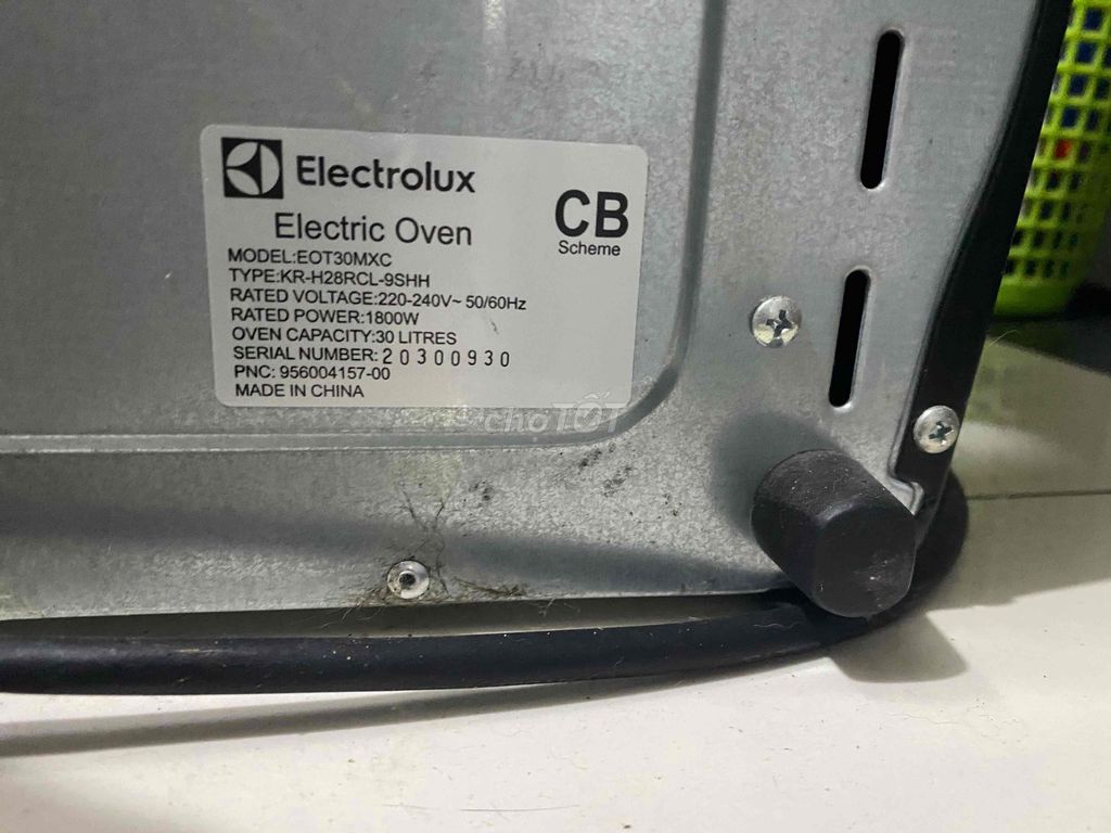 Lò nướng điện Electrolux EOT30MXC. Mua bán Bếp, lò, đồ điện nhà bếp tại Quận 7 Tp Hồ Chí Minh được đăng bởi Louis hình 1