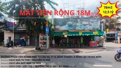 💥Cần bán nhà lô góc 2 mặt tiền cực đẹp đường Phạm Văn Đồng, P. 13-BT