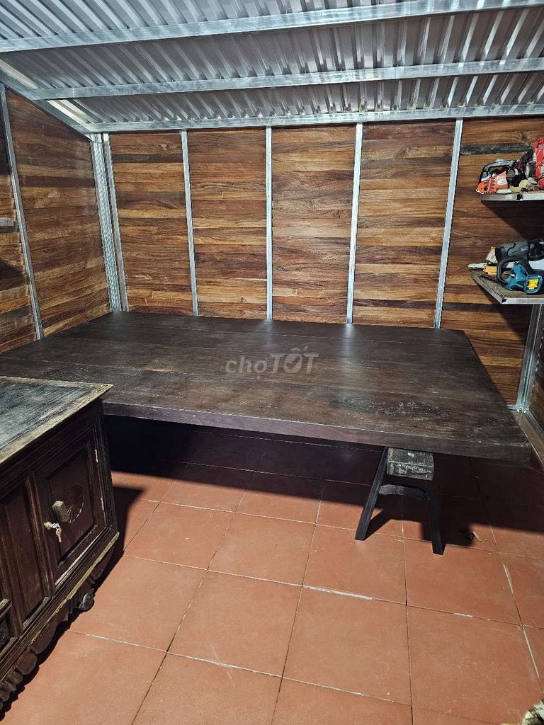 Ván ngựa Gỗ gõ xưa Nâu 2.75m x 1.79m. Mua bán Giường, chăn ga gối nệm tại Huyện Triệu Phong Quảng Trị được đăng bởi Máy nhật bãi  hình 1