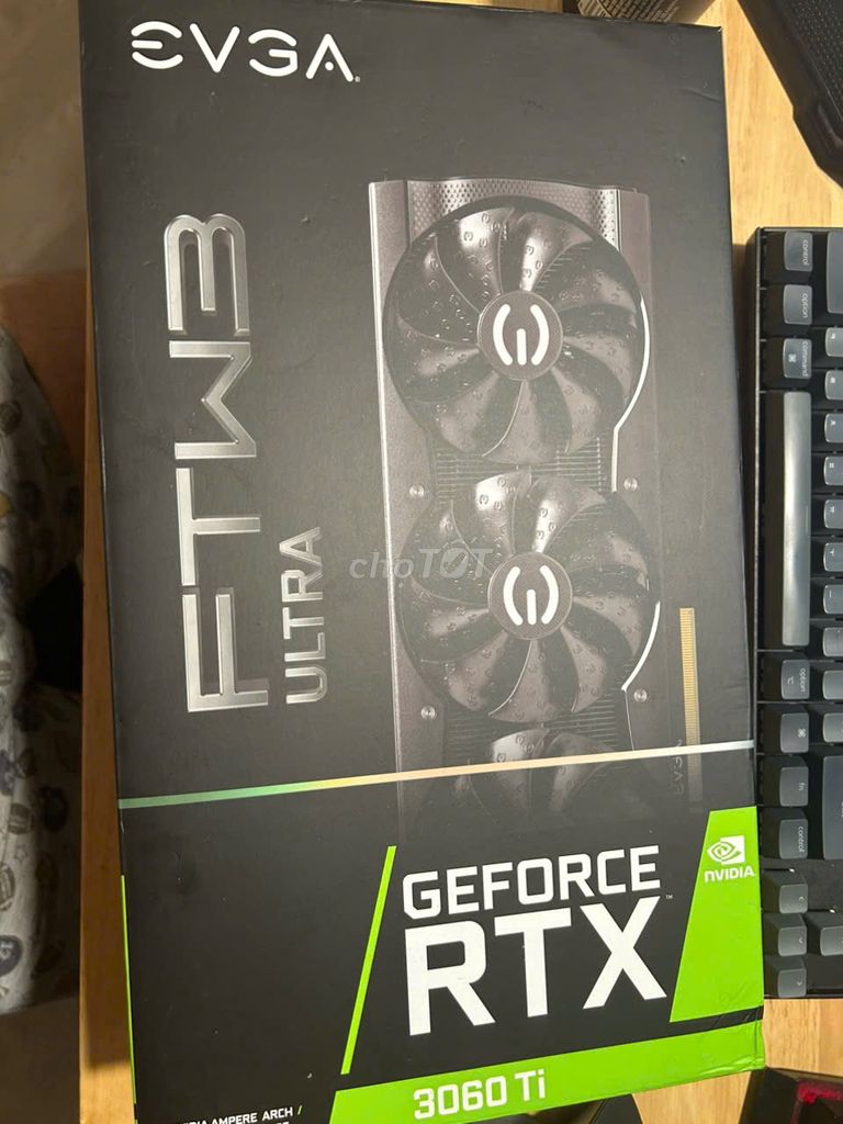 Full box EVGA Geforce RTX 3060Ti (VGA CRAD)