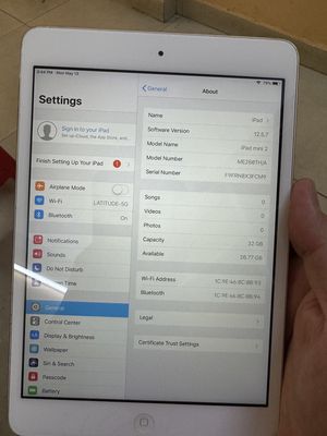 iPad mini 2 32Gb có 4G máy full giá tốt