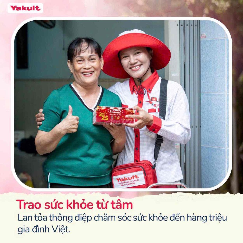 TUYỂN NỮ BÁN HÀNG. Việc làm tại Quận Tân Phú Tp Hồ Chí Minh được đăng bởi Công ty TNHH Yakult Việt Nam hình 3