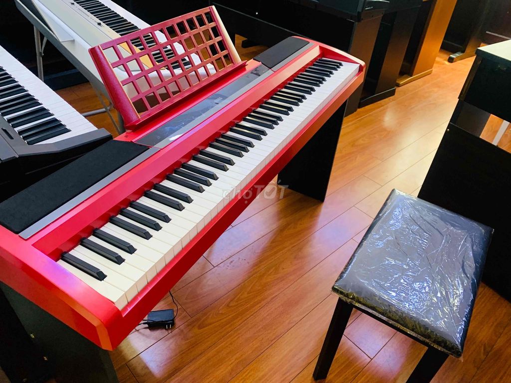 piano korg sp 170 đỏ