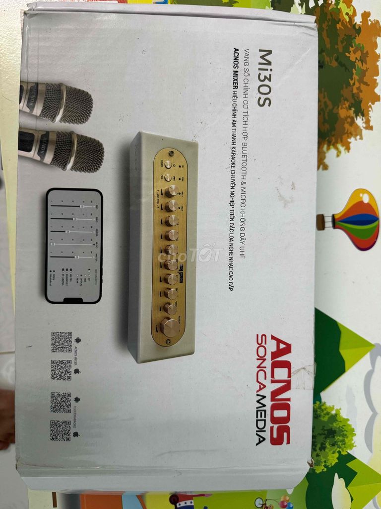Mixer karaoke Acnos Mi30s Đen, vàng Như mới. Mua bán Tivi, Âm thanh tại Thành phố Cà Mau Cà Mau được đăng bởi Lượng Nguyễn hình 1