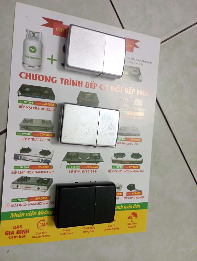 mình du vài cái hột quẹt zippo này ai còn dùng dc