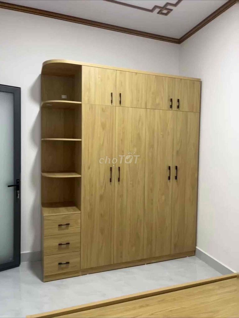 Tủ quần áo Gỗ công nghiệp Vàng nhạt Hiện đại. Mua bán Tủ, kệ gia đình tại Thành phố Đà Lạt Lâm Đồng được đăng bởi NỘI THẤT GỖ CÔNG NGHIỆP GIA ĐÌNH VÀ KHÁCH SẠN hình 1