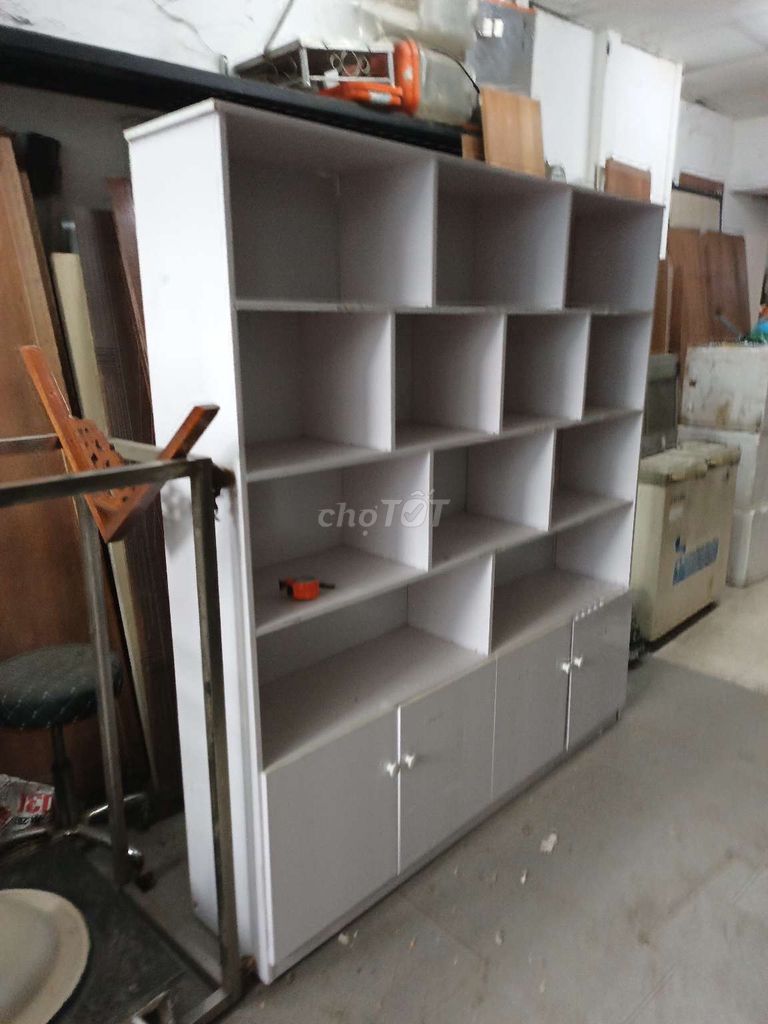Kệ Nhựa Trắng 30x180x170cm. Mua bán Tủ, kệ gia đình tại Quận Bình Thạnh Tp Hồ Chí Minh được đăng bởi Hàng thanh lý  hình 1