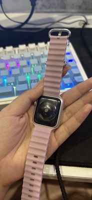 Apple Watch sr5 Nhôm bạc ngoại hình new nữ dùng