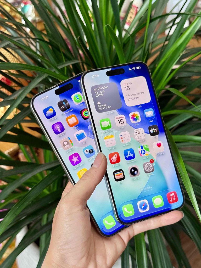 Apple iPhone 15 Pro Max 256GB Bạc. Mua bán Điện thoại tại Thành phố Cao Lãnh Đồng Tháp được đăng bởi Thiên Apple  hình 1